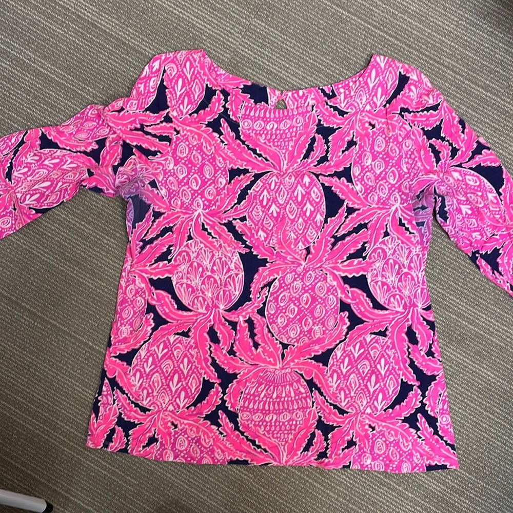 Lilly Pulitzer Pineapple Blouse